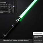 Neo Pixel Lightsaber Xenopixel Metal Light RGB Laser Sabre Sword Leksaker Svärd Heavy Duellering Ljud Ljus Sabre Cosplay Scen rekvisita RGB D Black