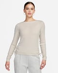 Nike Sportswear Essential Women's Ribbed Long-Sleeve Mod Crop Top