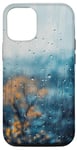 iPhone 15 Watercolor Raindrops Raindrops Window pane Nature Case