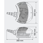 Helloshop26 Eco Pompe à Eau de Bassin/Filtre Petit Étang pour Aquariophilie 5000 L/H 30 W