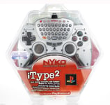 PlayStation 2 PS2 NYKO iType Analog Sony Controller Control Pad Keyboard Gaming