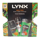 Lynx Jungle Men Gift Set Body Spray + Body Wash + Antiperspirant