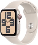 Apple Watch SE 2nd Gen 44mm LTE (tähtivalo/tähtiv. urheiluranneke S/M)