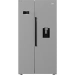 Beko ASD2442VPS 576L American Style NeoFrost Fridge Freezer - Stainless Steel