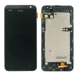 Original HTC Desire 300 Affichage Module LCD Touch Screen Verre Cadre Black Noir