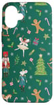 iPhone 16 Plus Xmas Nutcracker Ballet Girl & Rat King Cute Christmas Theme Case