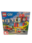 Lego City 60375 la caserne et le camion des pompiers