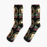 Chaussettes Taille Unique Avoir Un Holly Dolly Noël Drôle Nouveauté Fantaisie Motif Fou Équipage Décontracté Pour Hommes Femmes