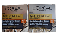 2X L'Oreal Age Perfect Cell Renew Revitalising Day Cream SPF 30, 50 ml