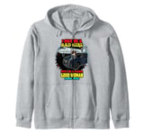 I May Be A Bad Girl But I'm A Damn Good Woman Melanin Queen Zip Hoodie