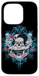 Coque pour iPhone 14 Pro Skater Skull