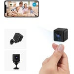 Choyclit - Camera Espion WiFi 4K hd Mini Caméra de Surveillance Interieur Extérieur sans Fil avec Enregistrement avec Mini Cachée Détection Mouvement