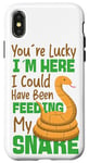 iPhone X/XS Snake Serpent You're Lucky I'm Here I Could Have Been Case