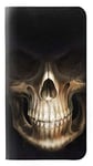 Skull Face Grim Reaper PU Leather Flip Case Cover For Samsung Galaxy A3 (2017)