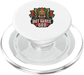 Sauce piquante God King Funny Spicy Food Foodie Wings Drip PopSockets PopGrip pour MagSafe