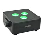 Steinigke Showtechnic EUROLITE Akku Flat Light 3-LED-kohdevalo 24W IP65