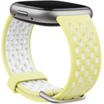 Fitbit Versa 3/4,Sense/2 Sprtbnd Glow Up/Frost Wht L