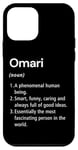 iPhone 12 mini Omari Name Definition Funny Dictionary Case