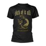 SICK OF IT ALL - PANTHER (BLACK) BLACK T-Shirt Large