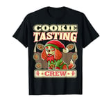 Cavalier King Charles Spaniel Cookie Tasting Crew Christmas T-Shirt