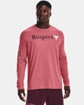 Under Armour Men's Project Rock "Respect" Long Sleeve Shirt, Medium