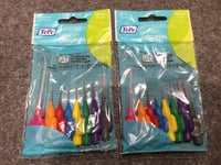 Stocking Filler Tooth Picks Tepe Interdental Brushes Mixed Size Pack  x 2 Packs