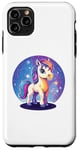 iPhone 11 Pro Max Cute Cosmic Pony In Starry Sky Fantasy Art Case