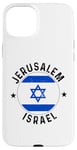 iPhone 15 Plus Jerusalem Israel Skyline Jewish Israeli Souvenir Women Men Case