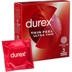 Durex Thin Feel Ultra Thin Kondomer Kondomer 3 st