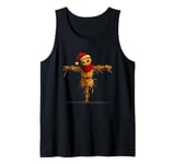 Scarecrow in the Christmas Mood for Holiday Fun Tank Top