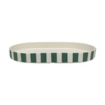 OYOY Toppu Oval Decoration Tray Green