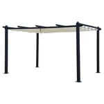 Pergola Autoportante 3 × 4m Cassis Beige - Structure Aluminium