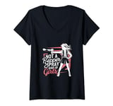 Womens Not A Pepper Spray Kind Of Girl Pro Gun Ammo Lover Women V-Neck T-Shirt