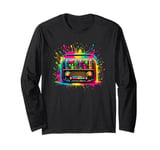 Splash Art Vintage Radio Antique Radios Long Sleeve T-Shirt