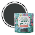 Rust-Oleum Black Mould-Resistant Garden Paint In Satin Finish - Natural Charcoal (BLACK) 2.5L