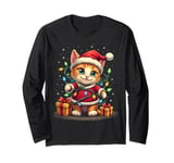 Holiday Cat Long Sleeve T-Shirt