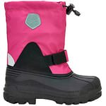 Color Kids Boots with Inner Sock, Botte de Neige, Pink Peacock, 31 EU