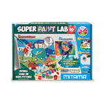 Mitama Boîtes de jeu Creangle – SUPER PAINT LAB Space World – 2 toiles à peindre, une fantaisie l'autre peinture par numéro + paillettes + décorations – Jeux créatifs enfants