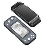 Nintendo Switch Lite carbon brushed case - Black