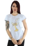 Beauty And The Beast Lumiere Distressed Cotton T-Shirt