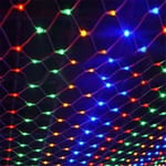 1,5x1,5M 3x2M 6x4M LED Nät Mesh Fairy String Light Girlang Fönstergardin Jul Fairy Light Bröllopsfest Semesterljus Multicolor