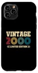 Coque pour iPhone 11 Pro 25 Year Old Gifts Vintage 2000 Édition limitée 25e anniversaire