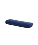 Manduka Yoga Lean Bolster Pillow - Lightweight, Removable eQua Microfiber Cover, Easy Carry Handle, Firm Support, Midnight Blue, 29" x 7" x 3.25"