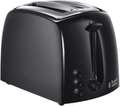 Russell Hobbs Textures 2 Slice Toaster (Extra Wide Slots, 6 Browning Levels, Fro