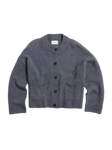 W. Wool Wide Cardigan - Blue