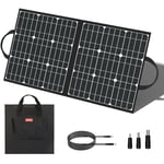 Flashfish - Panneau Solaire Portable 18V 50W, Panneau Solaire Pliable Monocristallin, Adapté au Générateur Électrique, pour Camping, rv, Jardin