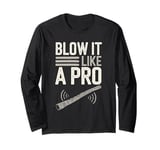 Didgeridoo Player Traditional Music Australian Culture Long Sleeve T-Shirt