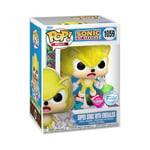 Funko Pop! Plus: Sonic - Super Sonic with Emeralds - Sonic The Hedgehog - Exclusivité Amazon - Figurine en Vinyle à Collectionner - Idée de Cadeau - Produits Officiels - Video Games Fans