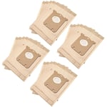 20x Sacs compatible avec Electrolux UltraSilencer z 3300...3395 aspirateur - papier, 25,8cm x 16,2cm couleur sable - Vhbw