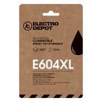 Cartouche D'encre Electro Depot Compatible Epson E 604 Xl Noir - Ananas